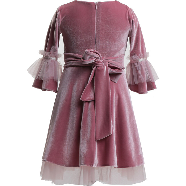 Velvet Dress, Royal Pink