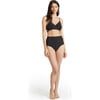 Nina High Waist Bikini Bottom, Black - Two Pieces - 2