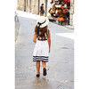 Pure Linen White+ Navy Summer Dress - Dresses - 6 - thumbnail