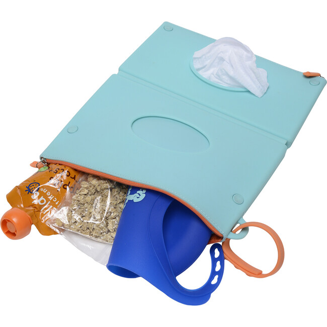 Silicone Wipes Case, Turquoise - Tabletop - 3
