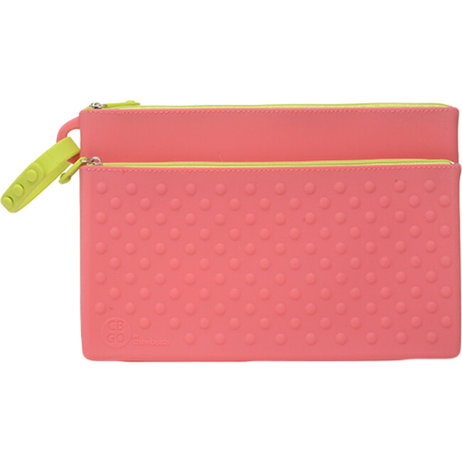 Silicone Wipes Case, Bright Pink