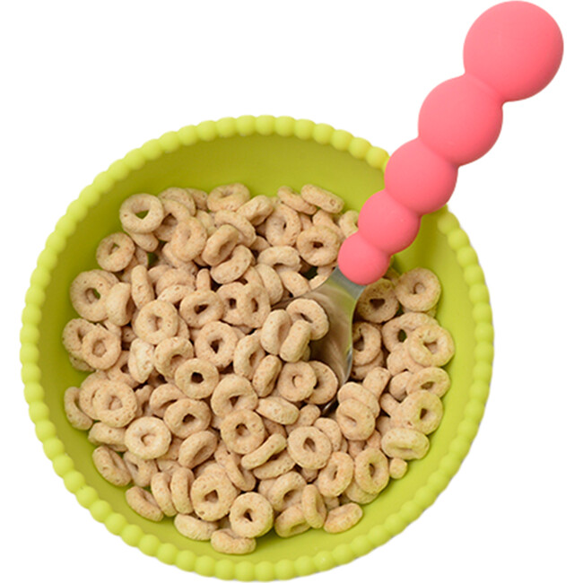 Silicone Suction Bowls, Bright Pink/Chartreuse - Tabletop - 4