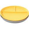 Silicone Divided Plates, Yellow/Grey - Tabletop - 1 - thumbnail