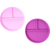 Silicone Divided Plates, Light Pink/Purple - Teethers - 2