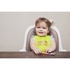 Silicone Bib (2 Pack), Bright Pink/Chartreuse - Bibs - 2