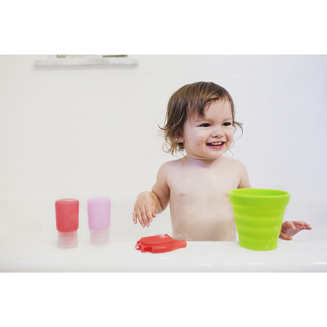 Tubby To Go Travel Bath Set, Pink - Bath Toys - 4