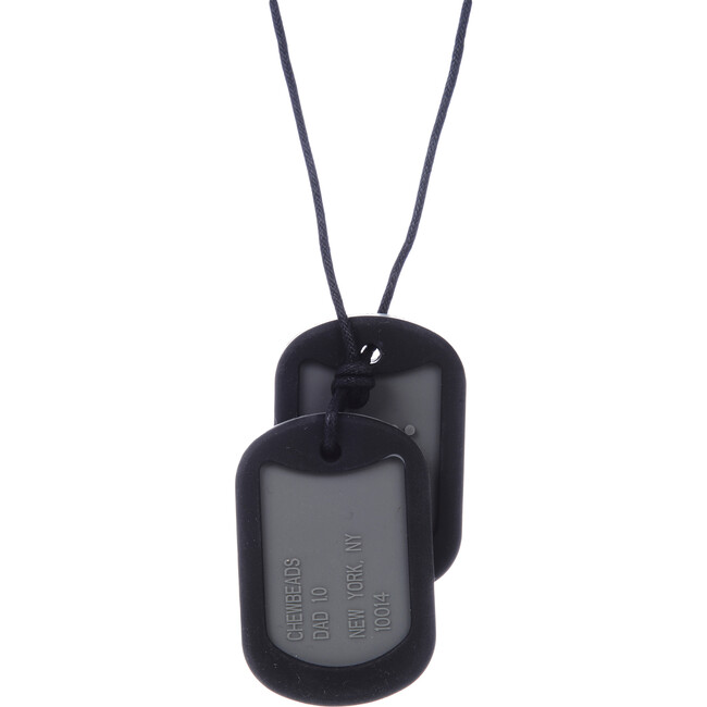 Military Tags, Black/Grey - Teethers - 2