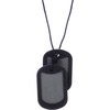 Military Tags, Black/Grey - Teethers - 2