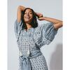 Women's Magdalena Jumpsuit, Hydrangea - Rompers - 4