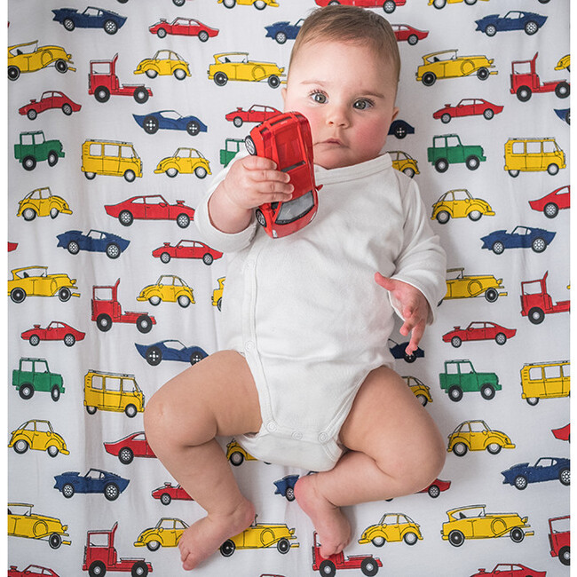 Norani Crib Sheet, Colorful Cars - Crib Sheets - 4