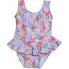 Stella Infant Ruffle Swimsuit, Unicorn Magic - One Pieces - 1 - thumbnail
