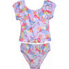 Daisy Tie Front Two Piece, Unicorn Magic - Two Pieces - 1 - thumbnail