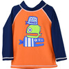 UPF 50 Graphic Rash Guard Swim Top - Rash Guards - 1 - thumbnail