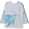 UPF 50 Graphic Rash Guard Swim Top - Rash Guards - 1 - thumbnail