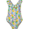 Mindy Crossback Swimsuit, Pineapple Passion - One Pieces - 1 - thumbnail