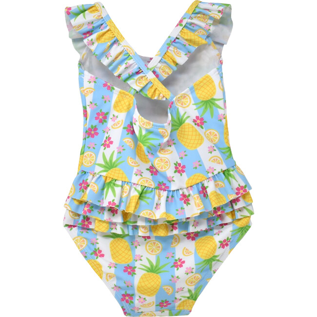 Mindy Crossback Swimsuit, Pineapple Passion