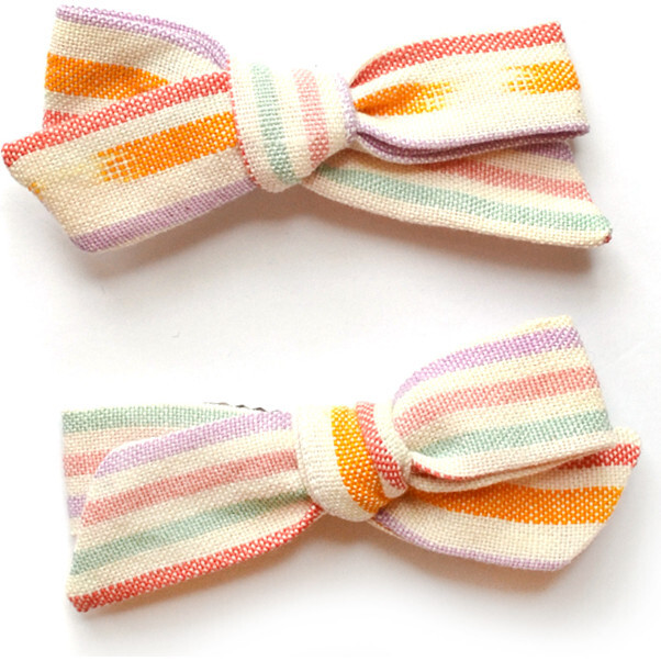 Mini Colegiala Bow, Arcoiris - Hair Accessories - 1