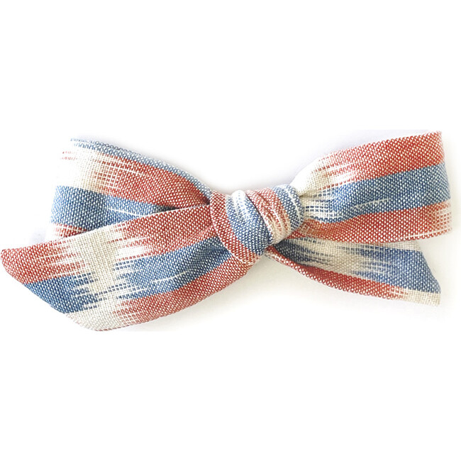 Colegiala Botones Bow, Azul Verbena - Hair Accessories - 1