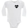 Heart U Most Personalized Baby Bodysuit, White - Onesies - 1 - thumbnail