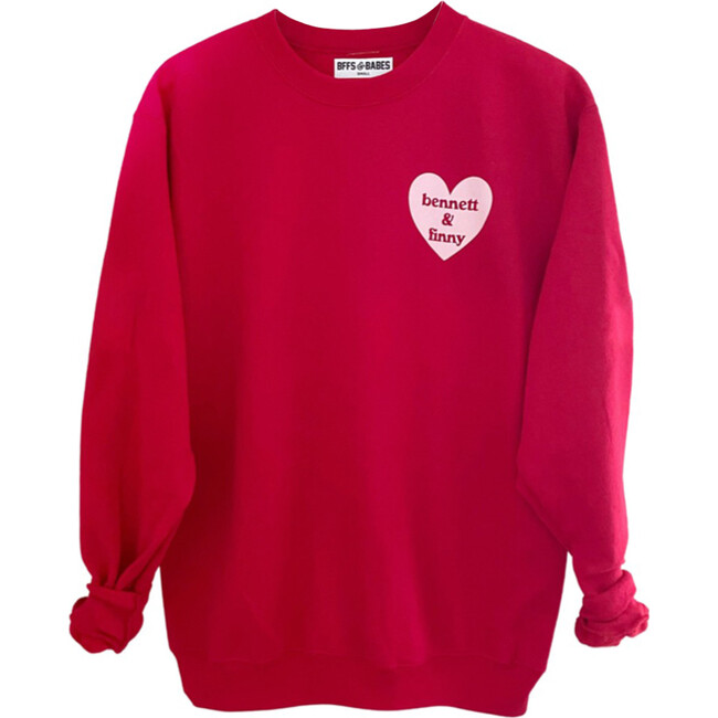 Adult Heart U Most Personalized Sweatshirt, Red