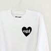 Heart U Most Personalized Youth Sweatshirt, White - Sweatshirts - 2