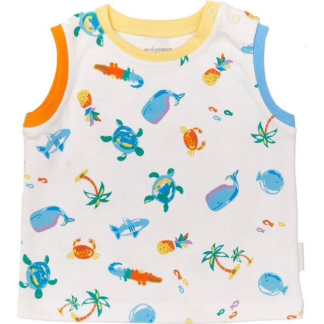 Playtime Tank Top, Ecru