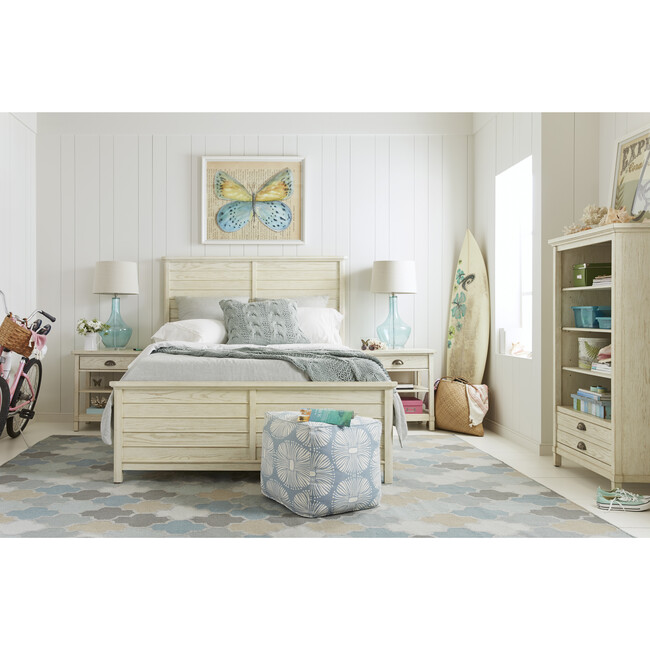 Driftwood Park Panel Bed, Vanilla Oak - Beds - 2