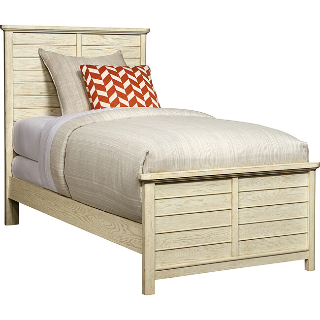 Driftwood Park Panel Bed, Vanilla Oak - Beds - 3