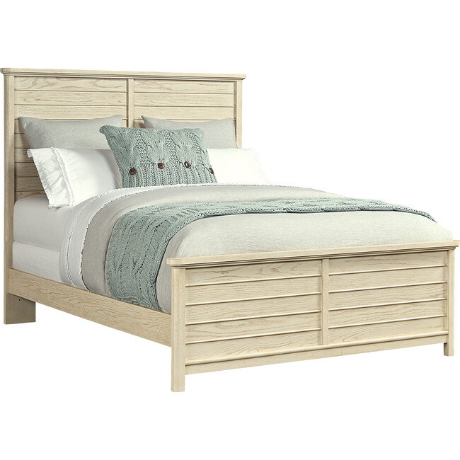 Driftwood Park Panel Bed, Vanilla Oak - Beds - 4