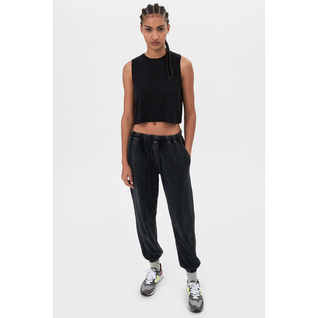 Women's Sienna Jersey Tank, Black - Shirts - 3