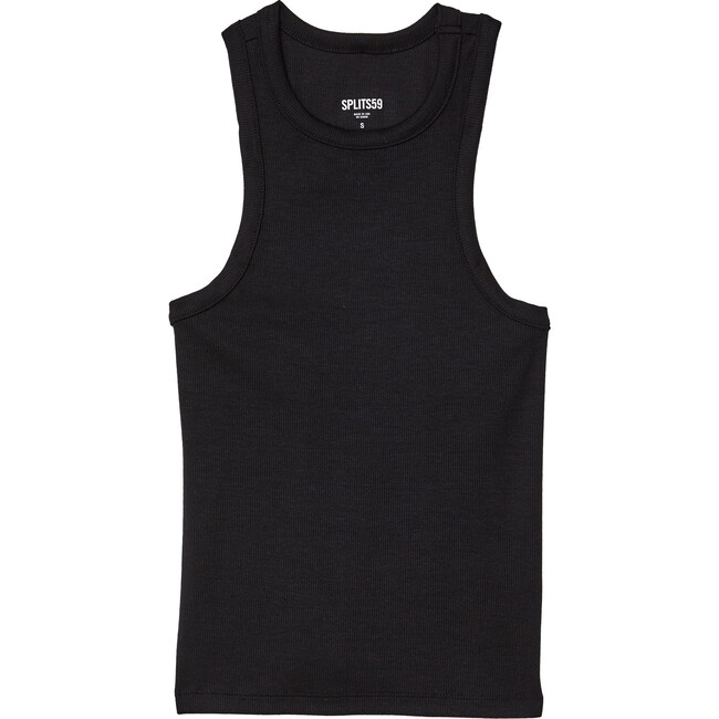 Women's Kiki Rib Tank, Black - Shirts - 1