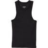 Women's Kiki Rib Tank, Black - Shirts - 1 - thumbnail