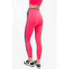 Women's Sam High Waist Techflex Legging, Hot Coral/Steel Blue - Leggings - 2