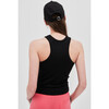 Women's Kiki Rib Tank, Black - Shirts - 2