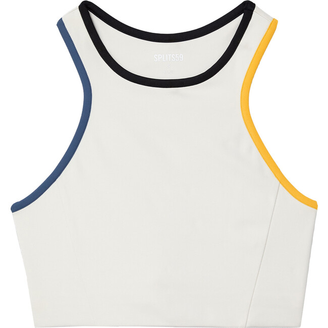 Women's Blake Techflex Bra, Vintage White/Sun Gold