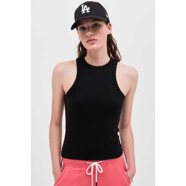 Women's Kiki Rib Tank, Black - Shirts - 4
