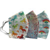 Kids Unicorn and Rainbows Facemasks Bundle of 3, Rainbow - Face Masks - 1 - thumbnail