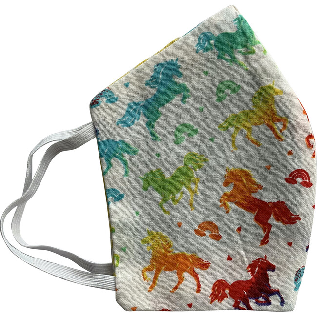 Kids Unicorn and Rainbows Facemasks Bundle of 3, Rainbow - Face Masks - 2