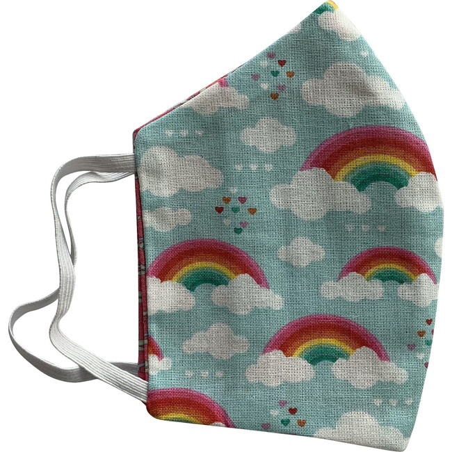 Kids Unicorn and Rainbows Facemasks Bundle of 3, Rainbow - Face Masks - 4
