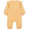 Double Gauze Embroidered Coverall, Tan - Onesies - 2