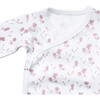Magnolia Newborn Kimono Set, Mauve - Onesies - 2