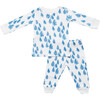 Seaweed Pajama Set, Marine - Pajamas - 1 - thumbnail