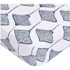 Organic Cotton Crib Sheet - Stingray, Denim - Crib Sheets - 1 - thumbnail