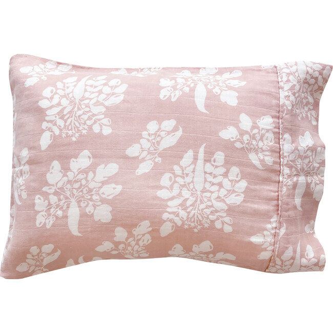 Inverse Parsnip Toddler Pillowcase, Mauve - Shams - 1