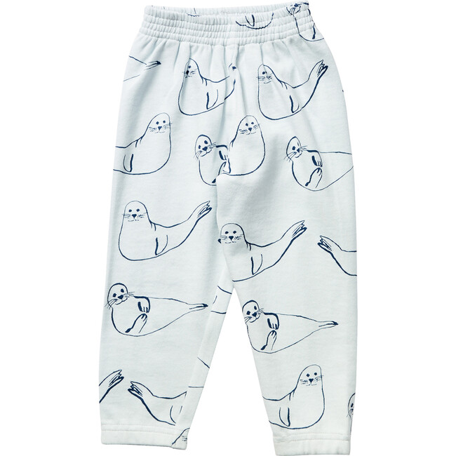 Harbor Seal Sweatpants, Sky - Sweatpants - 1