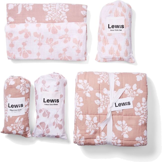 *Exclusive* Nursery-in-a-Box Gift Set, Blush - Swaddles - 1