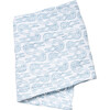 Alligator Swaddle, Bay Blue - Swaddles - 2