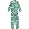 Women's Long Sleeve & Pant Set, Martinique Banana Leaf - Pajamas - 1 - thumbnail