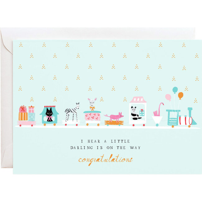 Choo Choo Train Congratulations Card