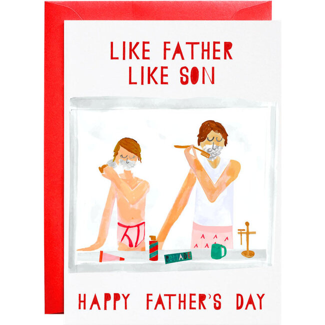 Pass the Shaving Cream Father's Day Card